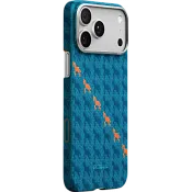 Ультра тонкий чехол Pitaka для iPhone 17 Pro, Синий