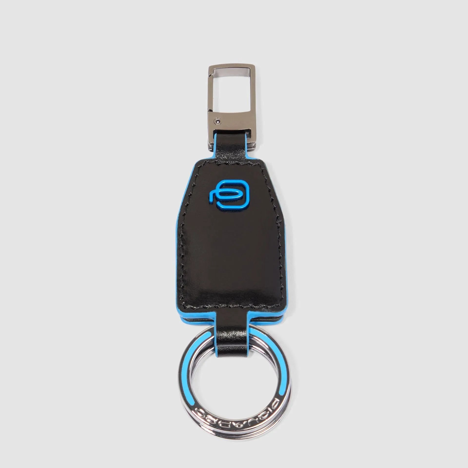 Кожаный разъёмный брелок для ключей с карабином Piquadro PC6880B2/N, чёрныйphoto1