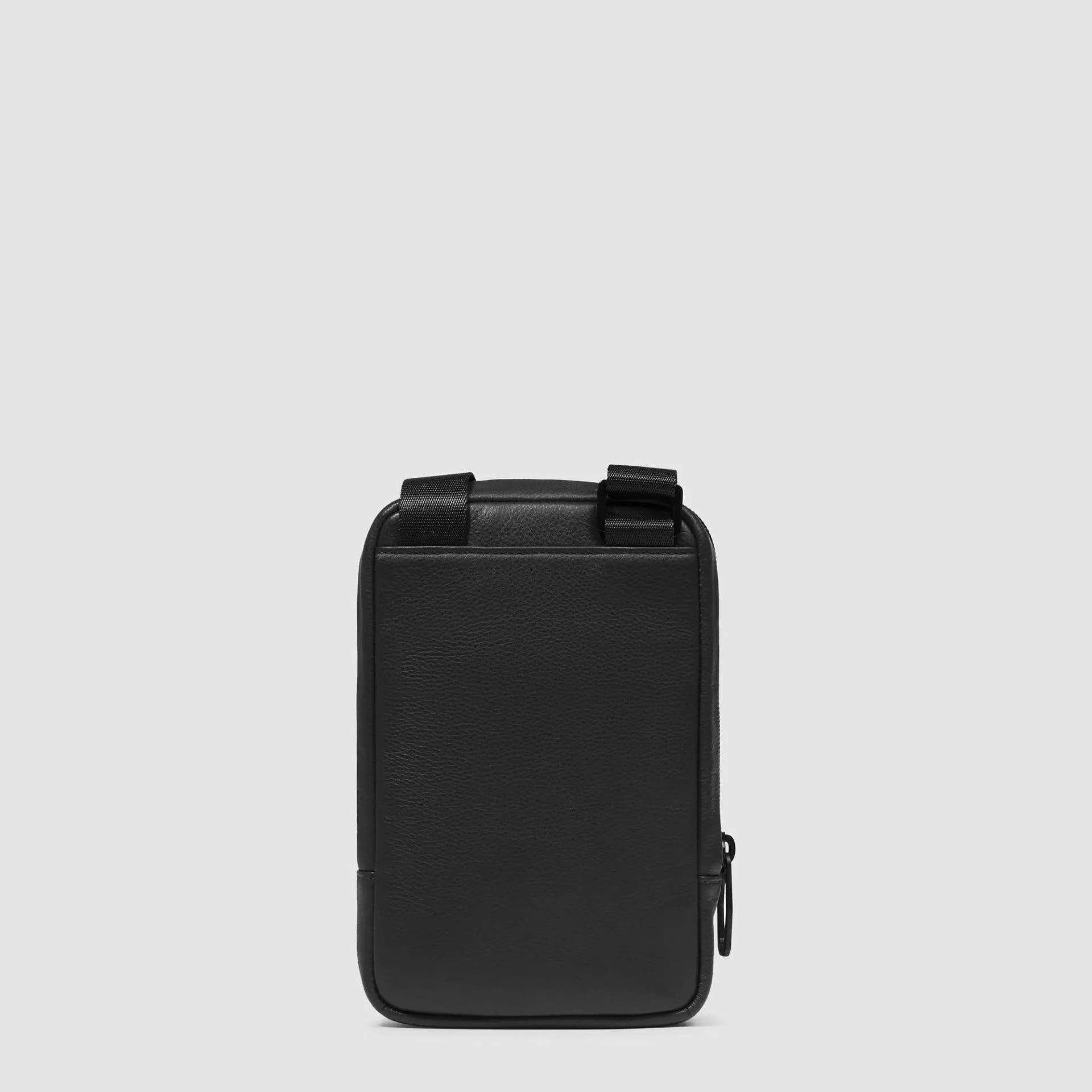 Кожаная сумка на шею для телефона с защитой RFID Piquadro AC6847W137R/N, чёрныйphoto2