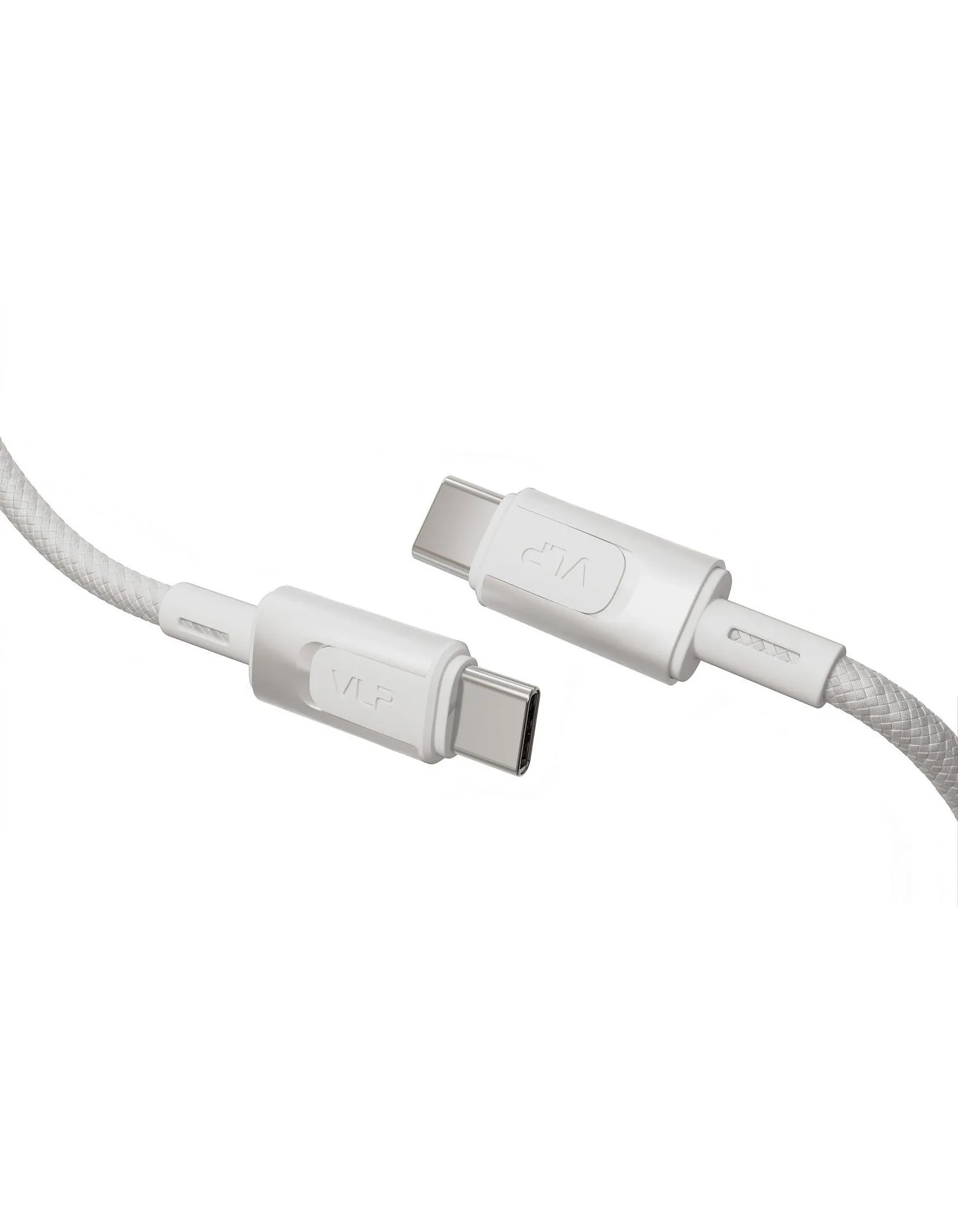 Дата-кабель VLP Force Line 100W USB-C + USB-C, 2.0m, белыйphoto1