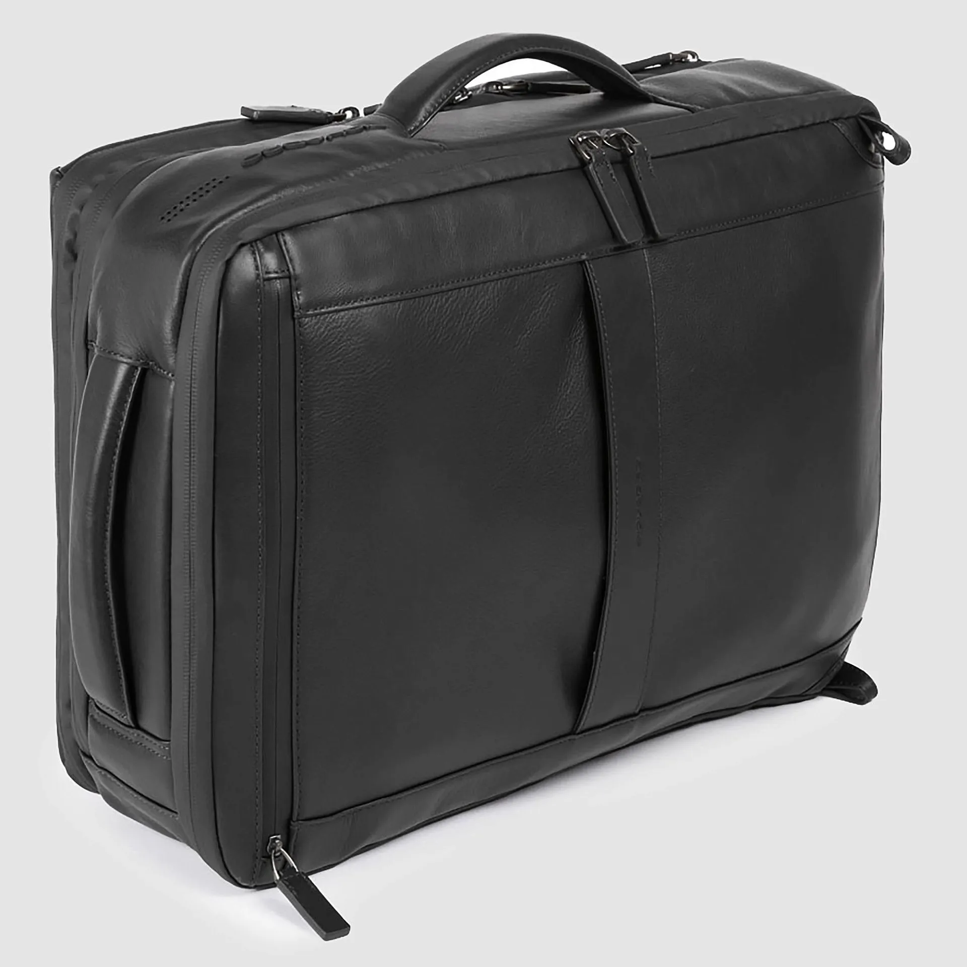 Кожаный рюкзак для ноутбука 17,3" с антикражным тросом Piquadro CA4972UB00BM/N, чёрныйphoto2