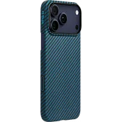 Ультра тонкий чехол Pitaka iPhone 17 Pro, Синий