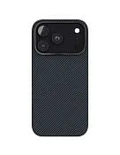 Чехол защитный VLP Kevlar Case с MagSafe для iPhone 18 Pro, синий