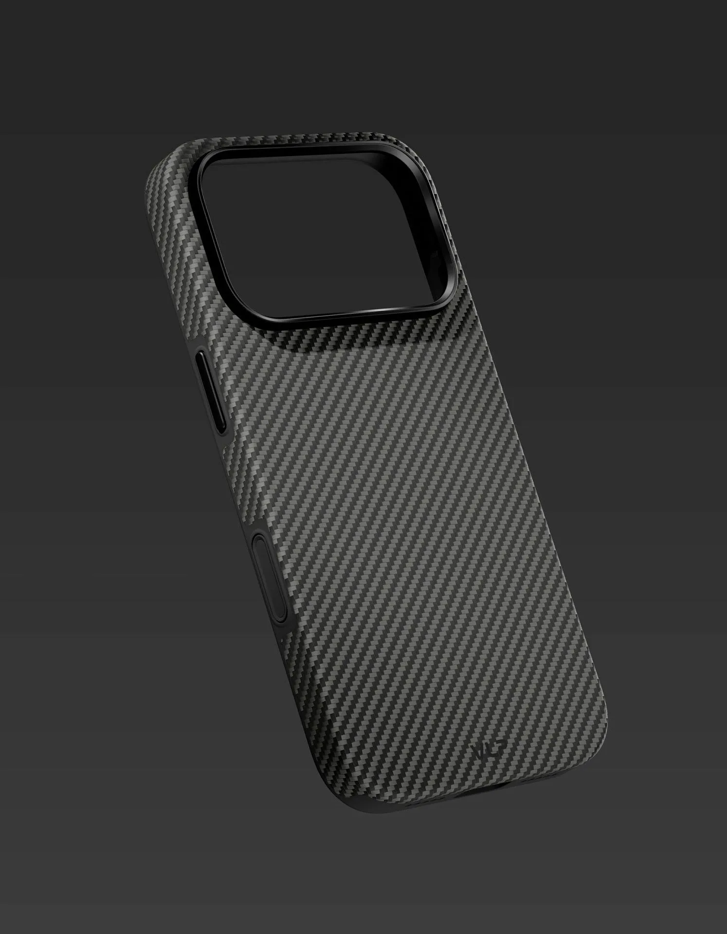 Чехол защитный VLP Kevlar Hybrid Case с MagSafe для iPhone 18 Pro, черныйphoto1