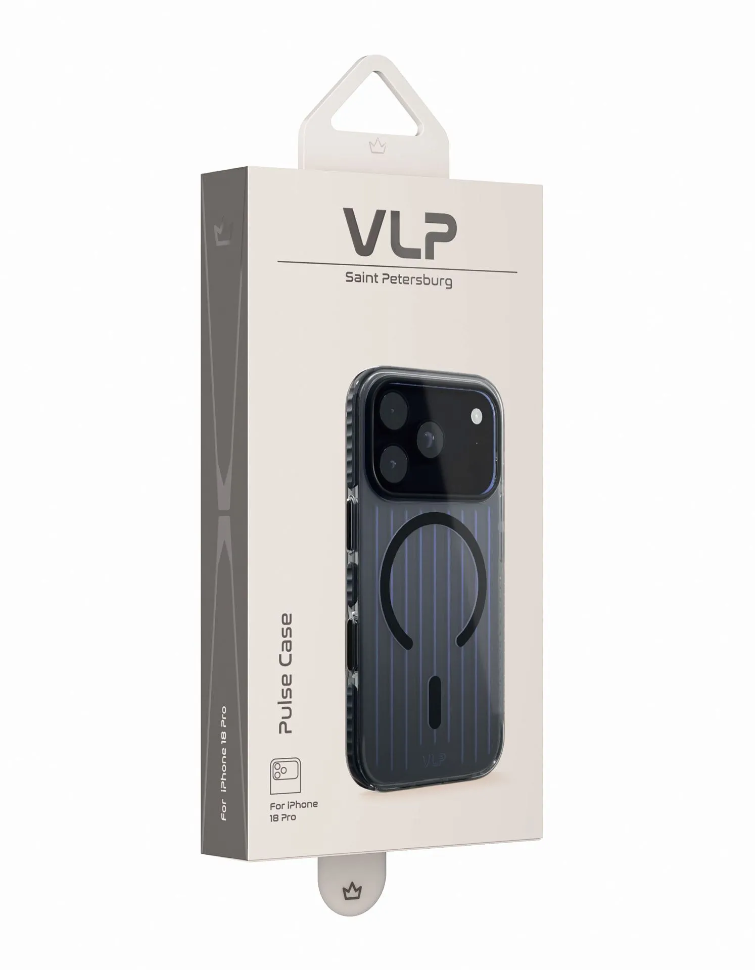 Чехол защитный VLP Pulse Case с MagSafe для iPhone 18 Pro, черныйphoto8