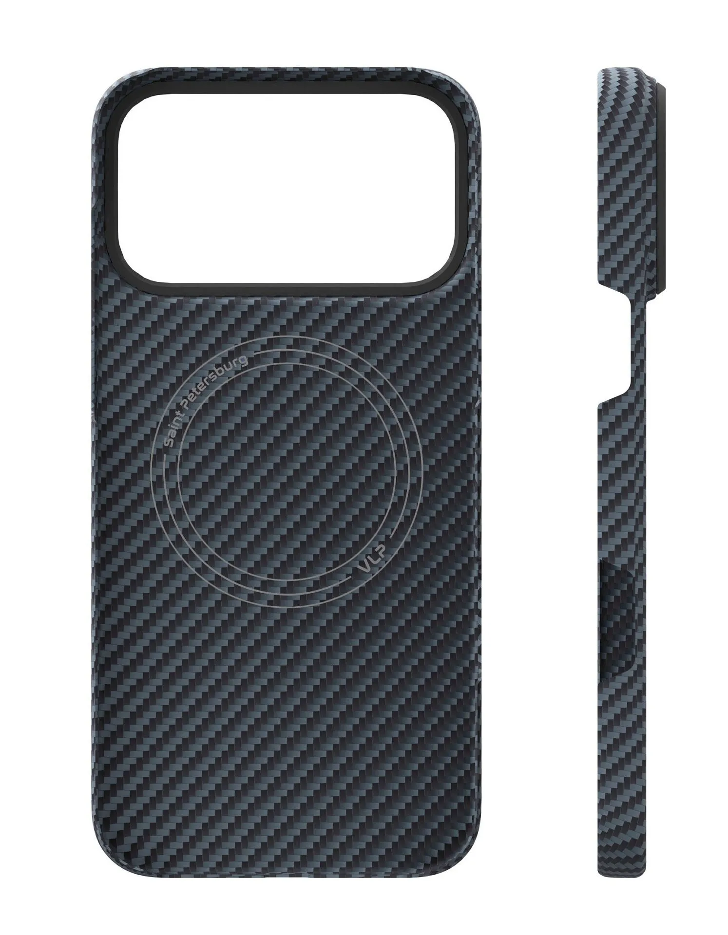 Чехол защитный VLP Kevlar Case с MagSafe для iPhone 17 Pro Max, синийphoto2