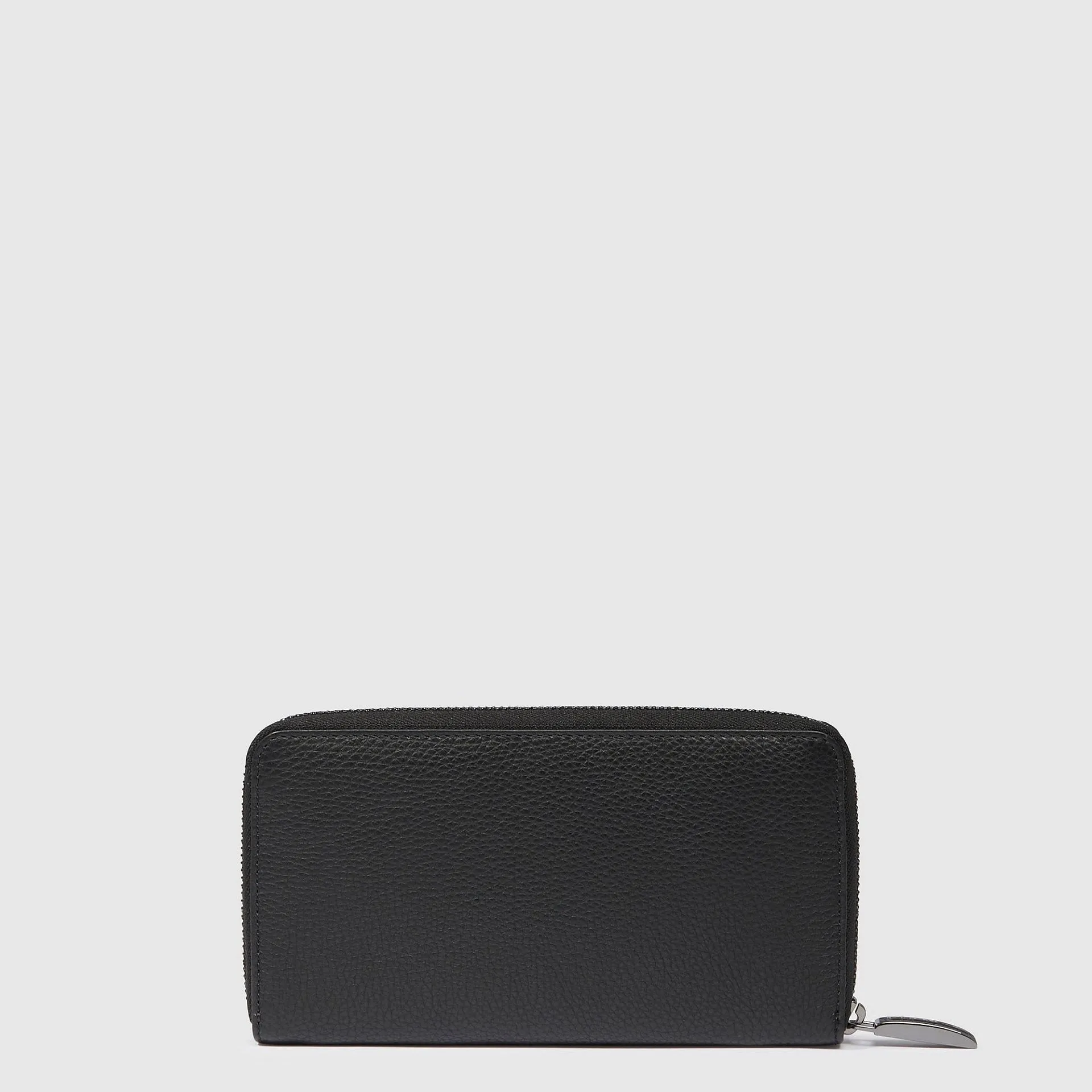 Кожаный кошелёк на молнии, 11 карт, защита RFID Piquadro PD1515MOSR/N, чёрныйphoto2