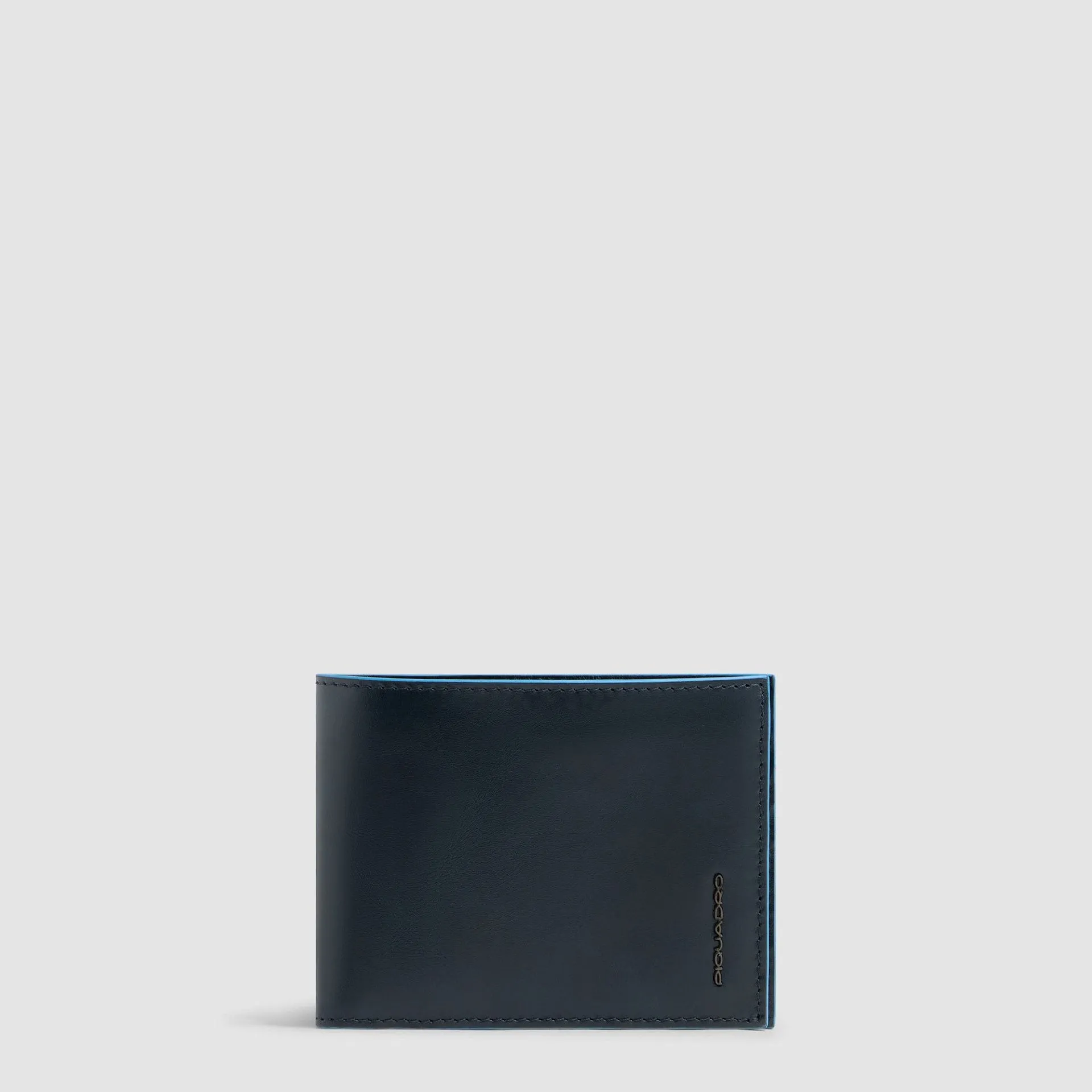 Кожаное портмоне с RFID-защитой, 8 карт Piquadro PU6190B2R/BLU2, синийphoto0