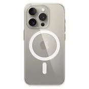Пластиковый прозрачный чехол MagSafe для iPhone 15 Pro