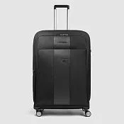 Большой чемодан с системой расширения и замком TSA Piquadro BV6651BR2/N, чёрный