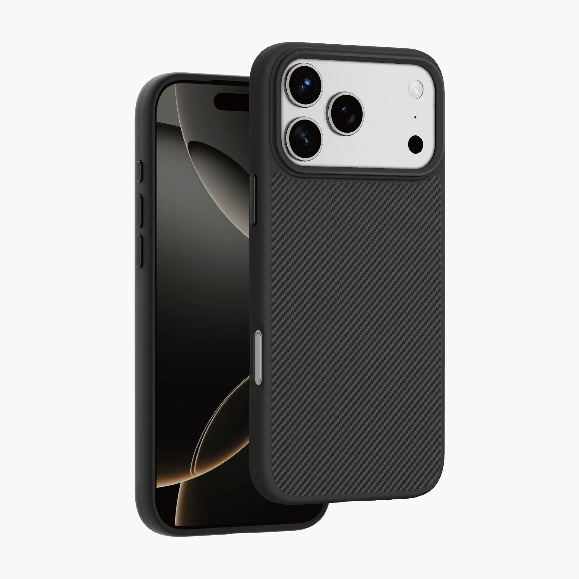 Чехол защитный KEEPHONE KEVLAR COMBAT для iPhone 17 Pro / iPhone 18 Pro, черныйphoto0