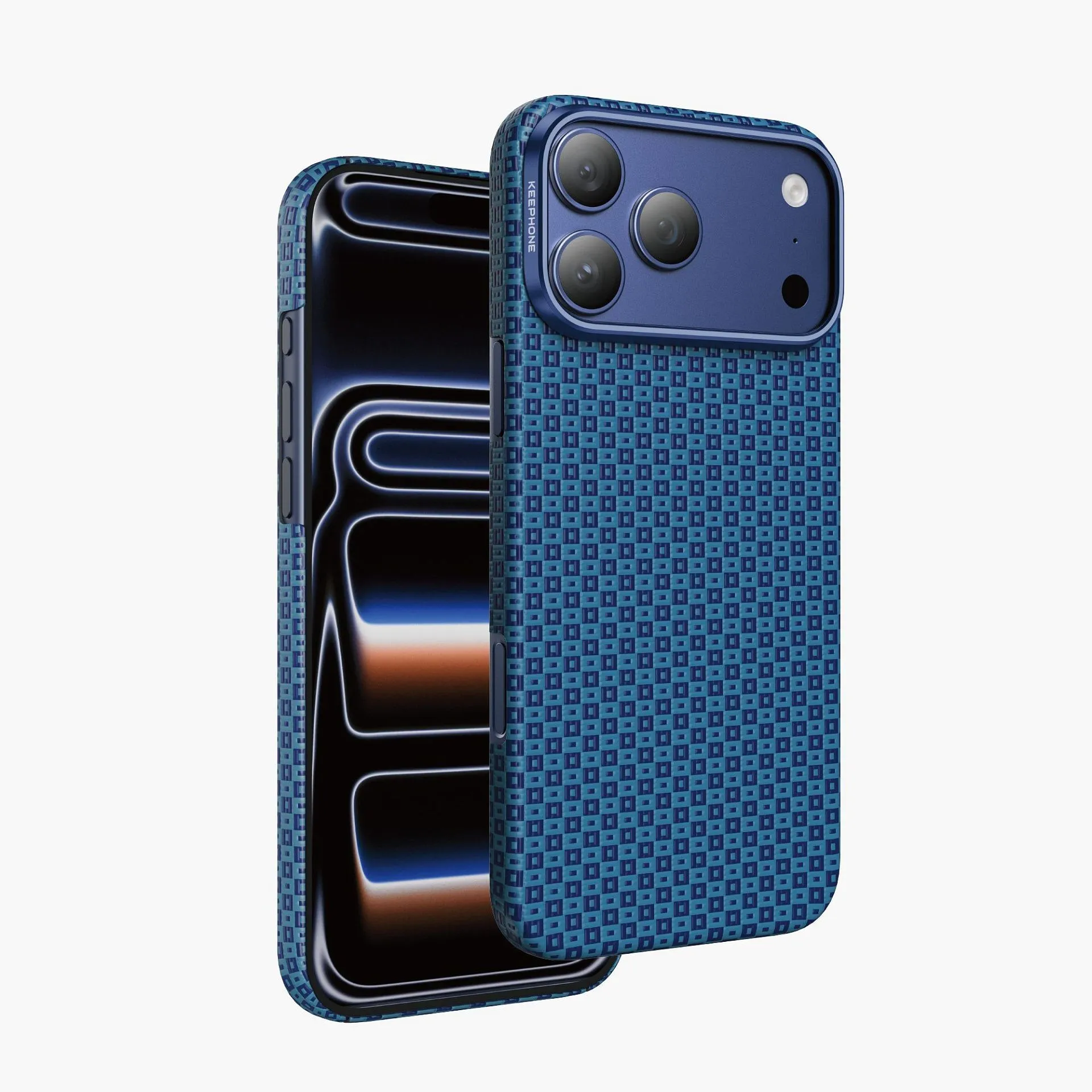 Чехол защитный KEEPHONE KEVLAR ANKORA для iPhone 17 Pro / iPhone 18 Pro, космический оранжевыйphoto1