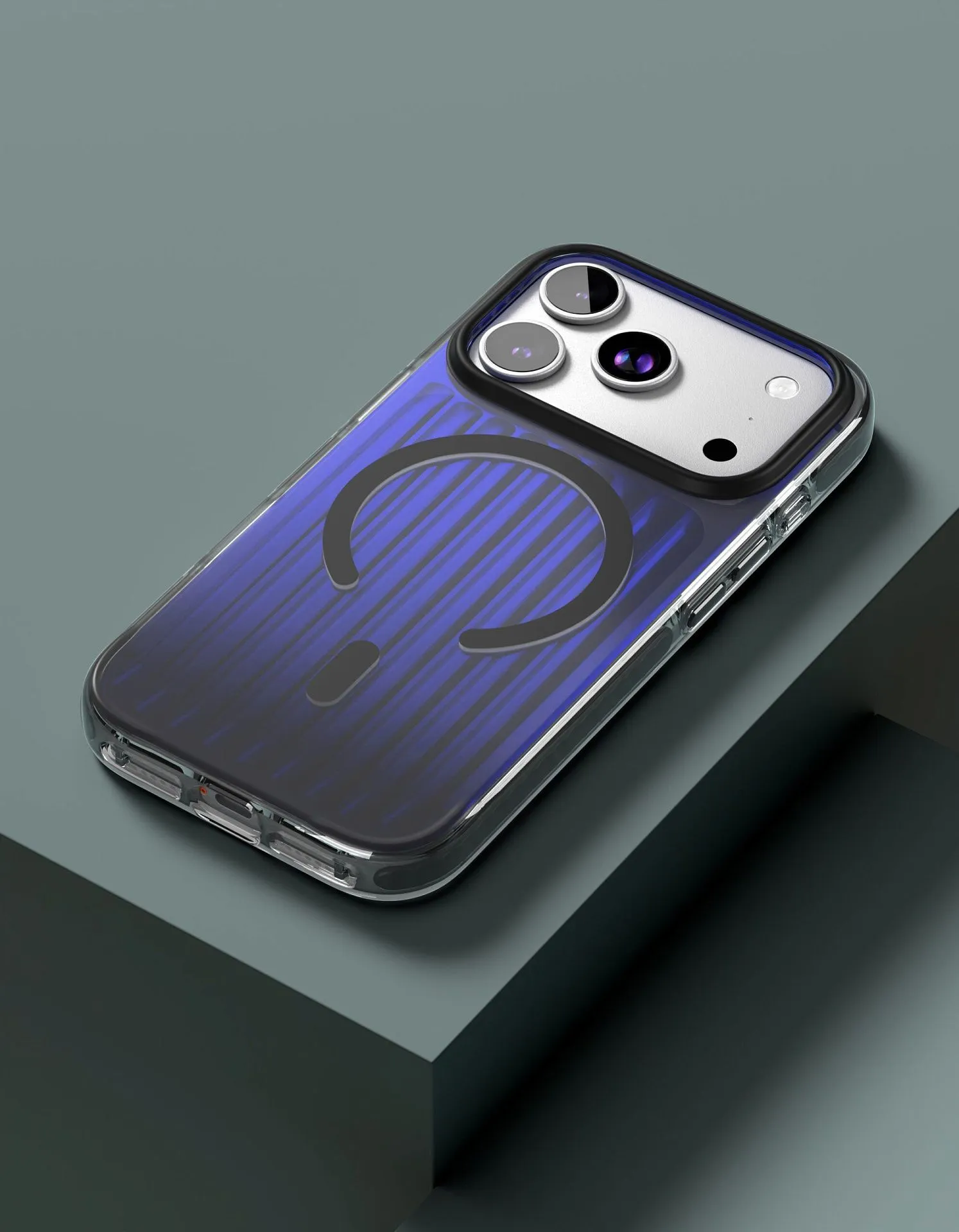 Чехол защитный VLP Pulse Case с MagSafe для iPhone 17 Pro, черныйphoto1