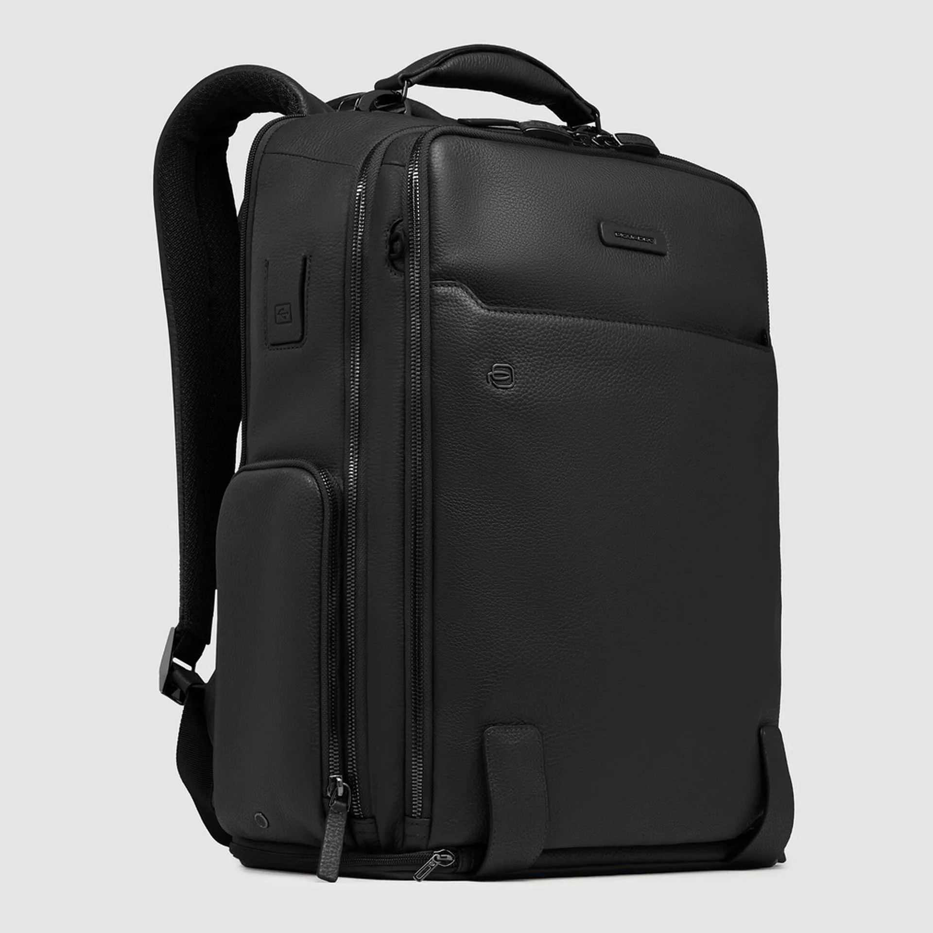 Дорожный кожаный рюкзак для ноутбука 15,6" Piquadro CA7107MOSBM/N, чёрныйphoto1
