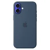 Силиконовый чехол MagSafe для iPhone 16 Plus Деним