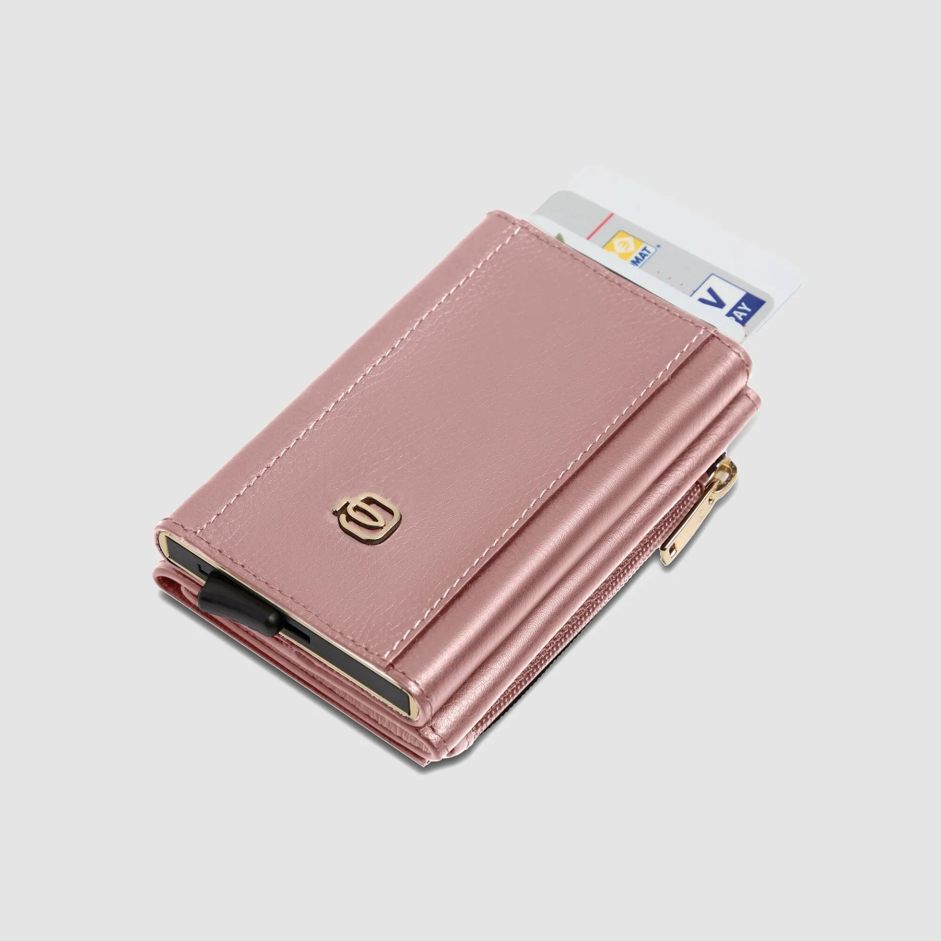 Компактный женский кошелёк с RFID-защитой Piquadro PP5585W92R/RO, розовыйphoto3
