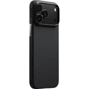 Ультра тонкий чехол Pitaka для iPhone 17 Pro Max, Черный