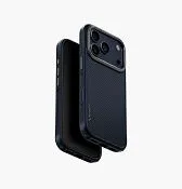 Чехол UNIQ Keva Tough для iPhone 17 Pro, синий (Trance Blue)