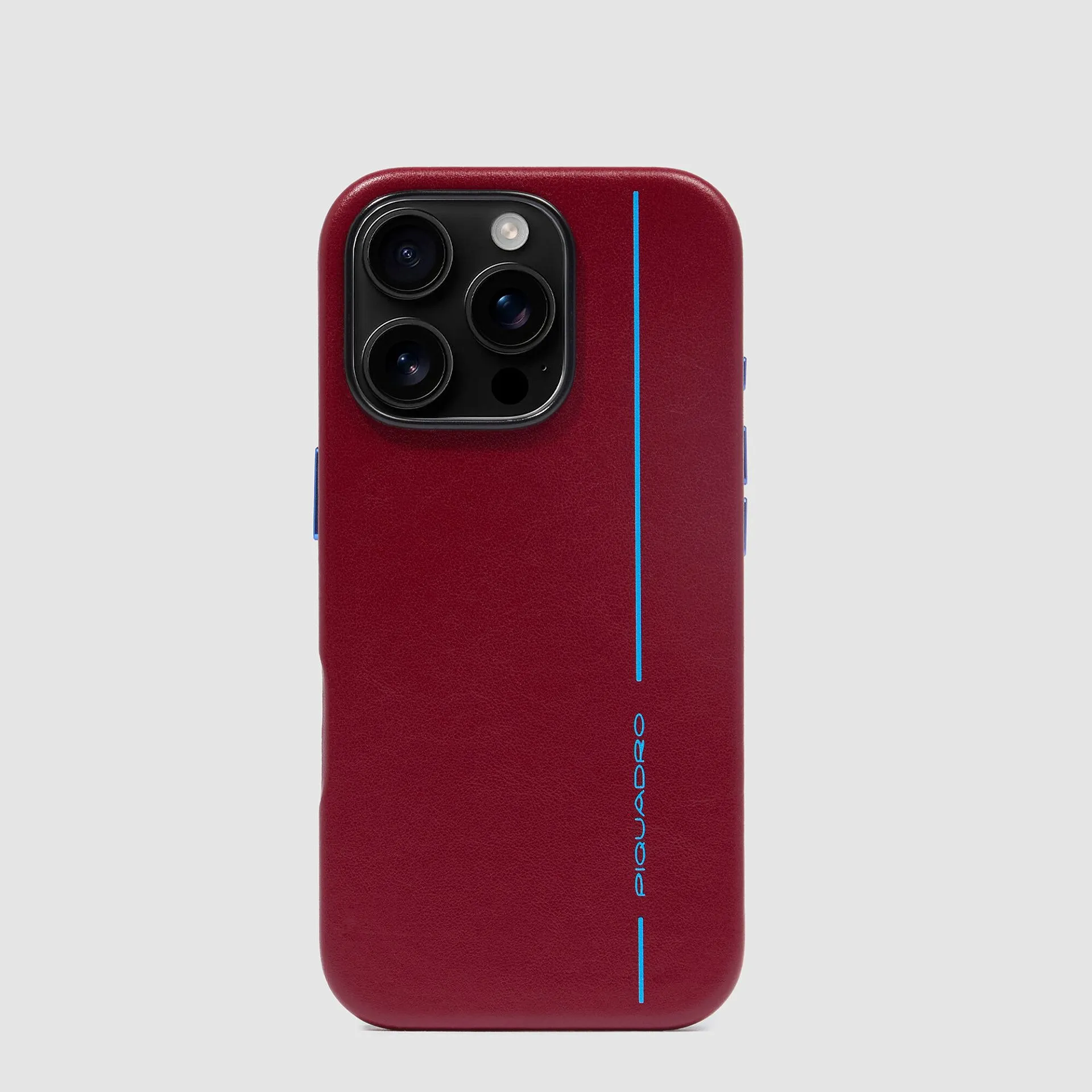Кожаный чехол для iPhone 16 и 16 Pro с MagSafe Piquadro AC6959B2/R, красныйphoto0