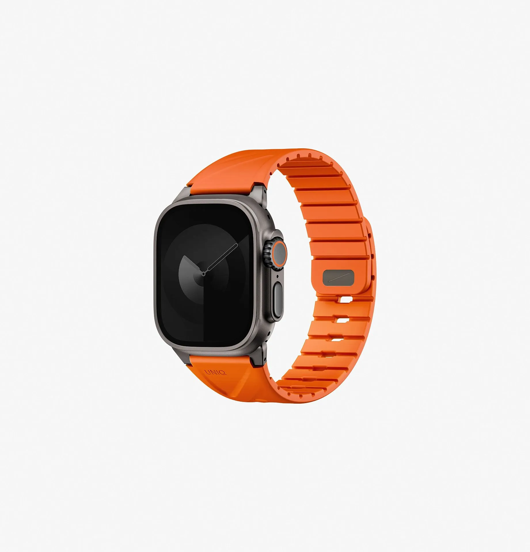 Ремешок UNIQ Fluo для Apple Watch 49/46/45/44/42/41/40 мм, оранжевый (Volt Orange)photo0