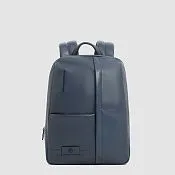 Кожаный расширяемый рюкзак для ноутбука 14" Piquadro CA7054W137/BLU, синий