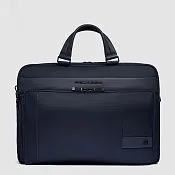 Сумка для ноутбука 15,6" Fast Check, кожа и текстиль Piquadro CA6637W129/BLU, синий