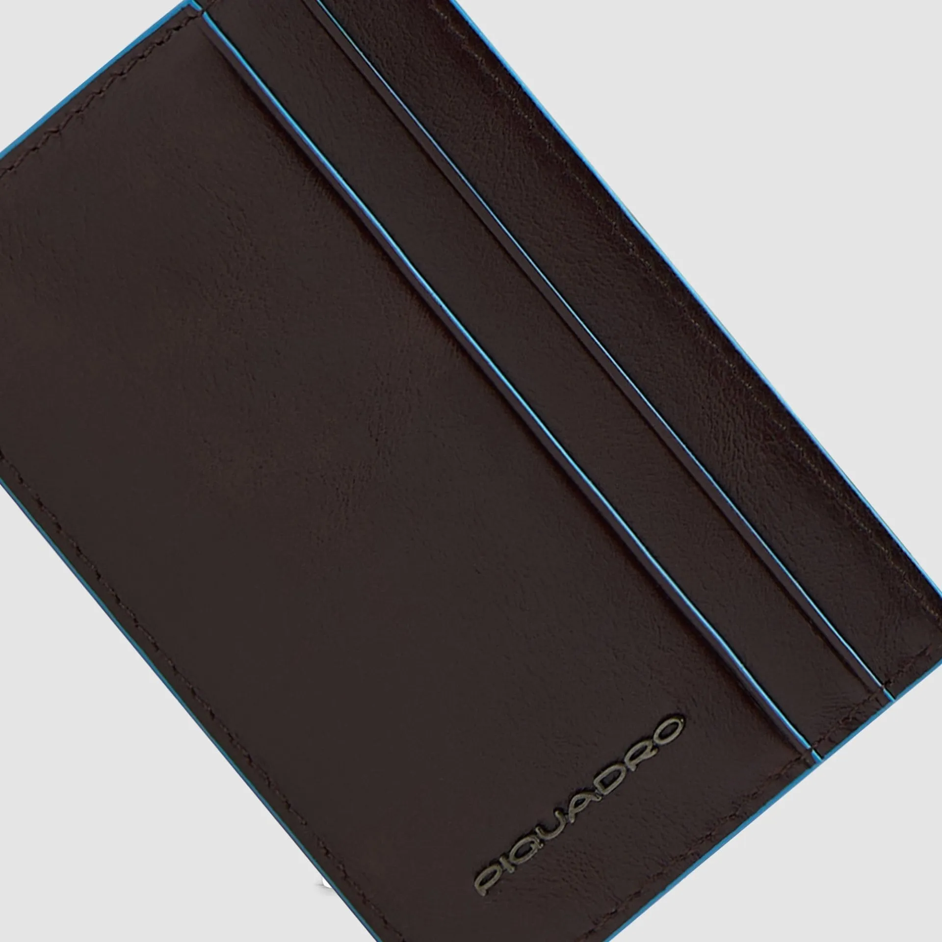 Тонкий картхолдер из кожи на 4 карты с RFID-защитой Piquadro PP7254B2R/MO, коричневыйphoto2