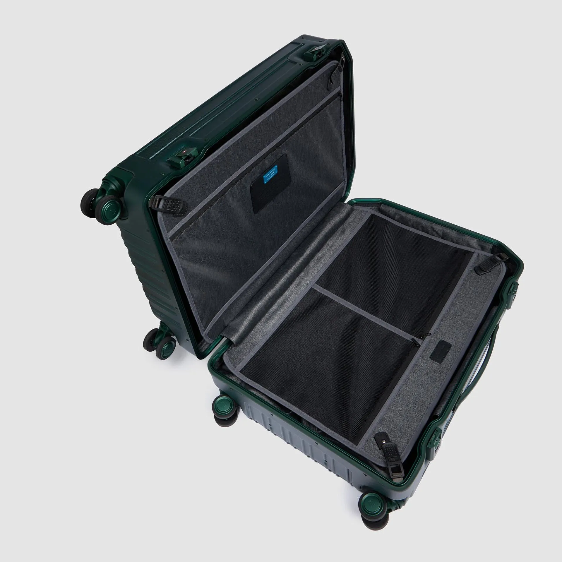 Средний жёсткий чемодан на 4 колёсах с замком TSA Piquadro BV4427PQLM/VES, зелёныйphoto4