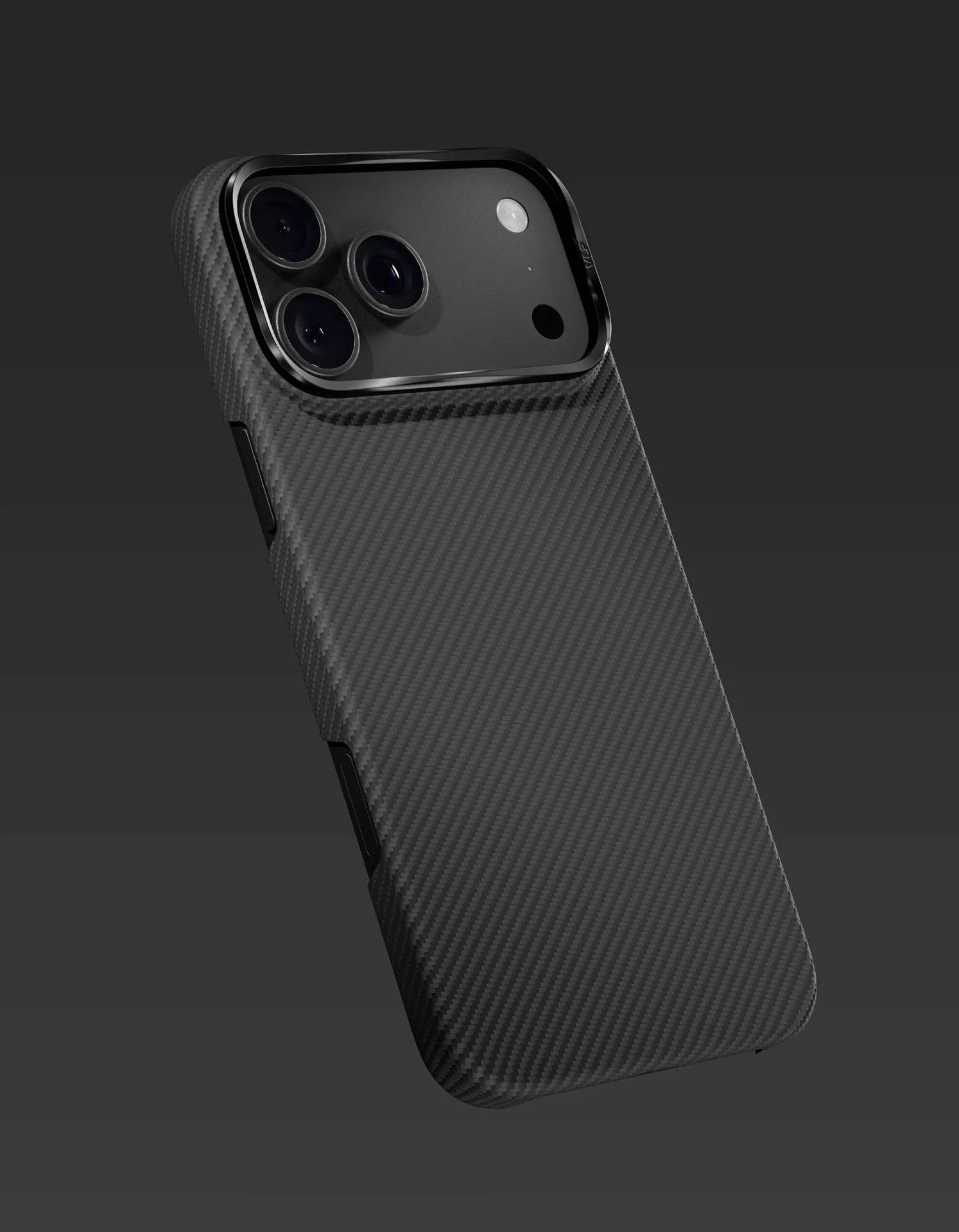 Чехол защитный VLP Kevlar Case с MagSafe для iPhone 18 Pro, черныйphoto1