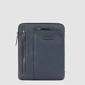 Мужская кожаная сумка через плечо для iPad до 11" Piquadro CA1816MOS/BLU, синий