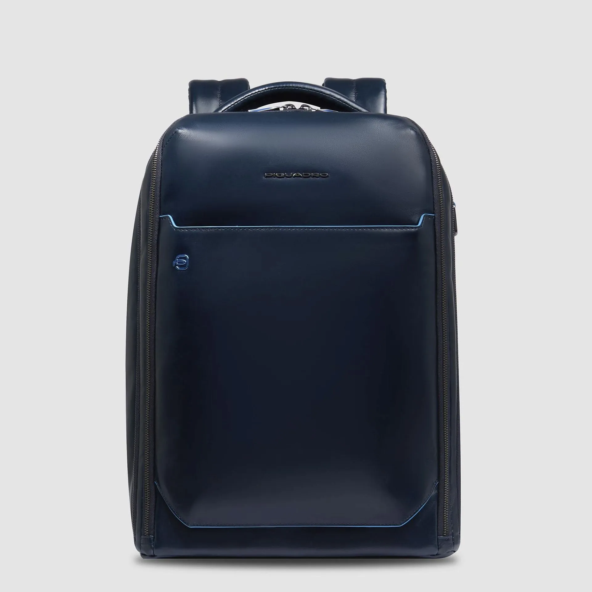 Кожаный рюкзак для ноутбука 15,6" с RFID-защитой Piquadro CA6817B2/BLU2, синийphoto0