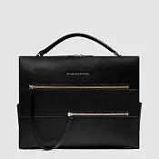 Кожаная женская сумка для ноутбука 14" Piquadro CA6774W140/N, чёрный