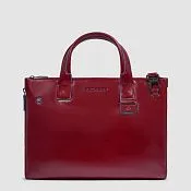 Тонкая кожаная сумка для ноутбука 14" Piquadro CA6857B2/R, красный