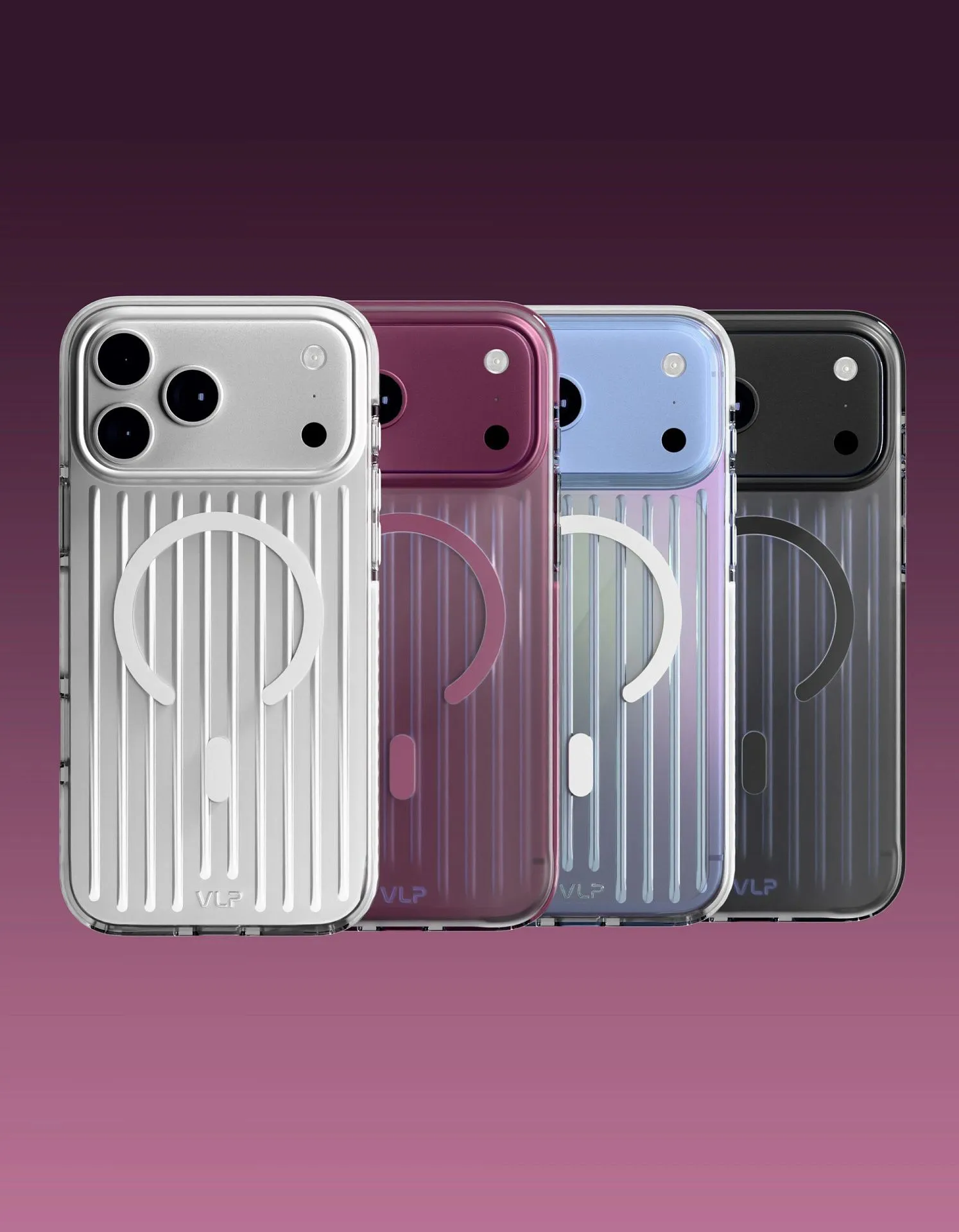 Чехол защитный VLP Pulse Case с MagSafe для iPhone 18 Pro, темно-вишневыйphoto7