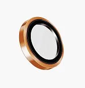 Защита камеры UNIQ Optix Prime Stainless Steel для iPhone 17 Pro & iPhone 17 Pro Max, оранжевый (burnt orange)