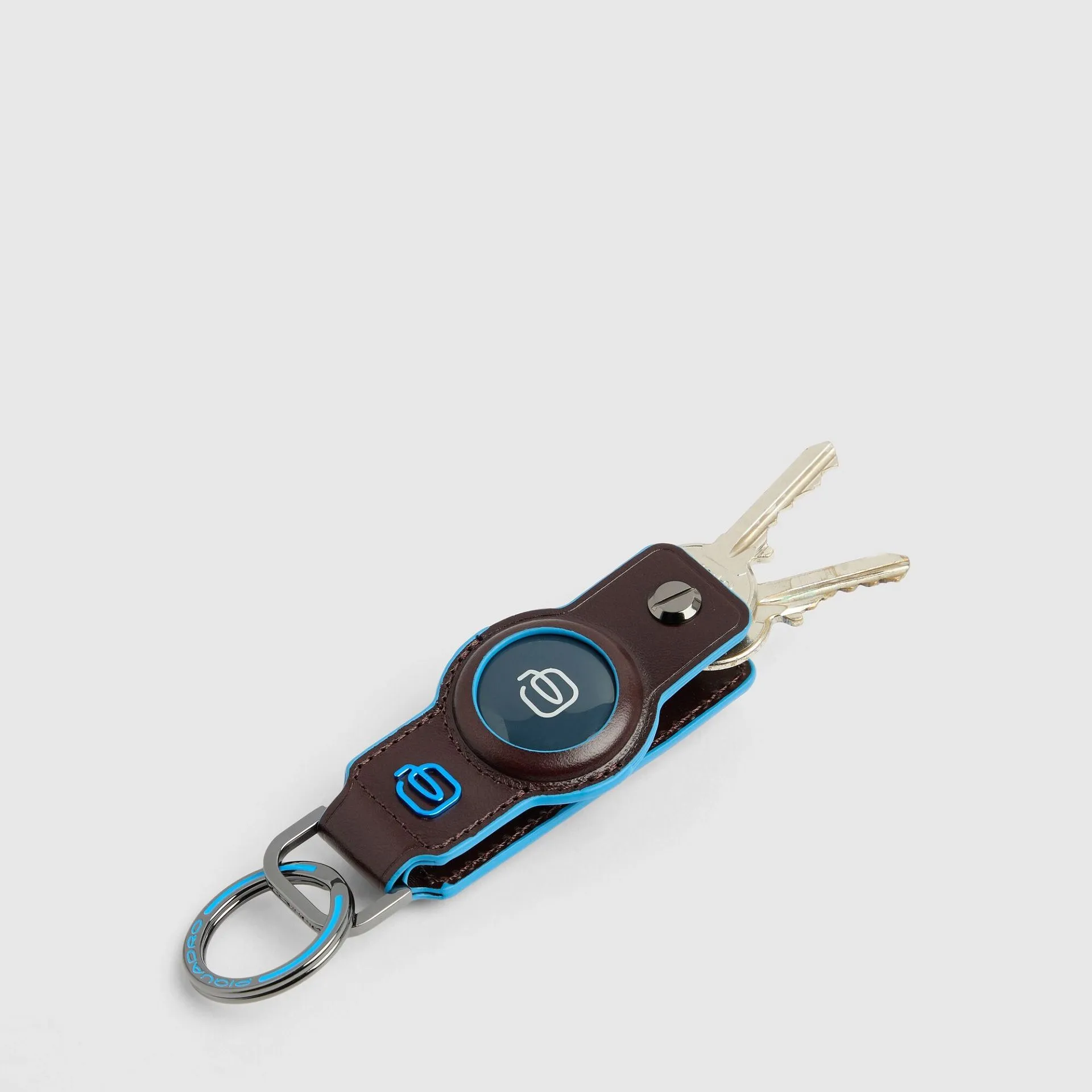 Кожаный брелок для ключей с отделением для AirTag Piquadro PC7090B2/MO, коричневыйphoto2