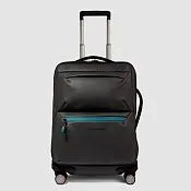 Тканевый чемодан для ручной клади на 4 колёсах Piquadro BV6377C2OW/N, чёрный