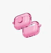 Чехол UNIQ Glase Pro для AirPods Pro (3rd Gen), розовый (Candy Pink)