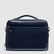 Кожаная сумка для ноутбука 15,6" с защитой RFID Piquadro CA6815B2/BLU2, синий