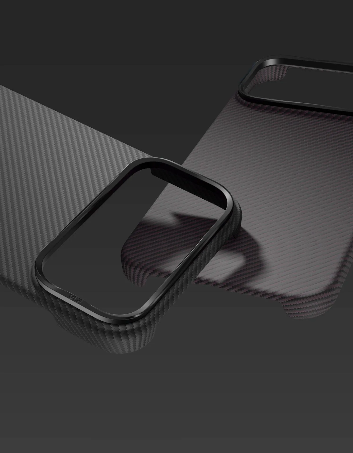 Чехол защитный VLP Kevlar Case с MagSafe для iPhone 18 Pro Max, черныйphoto4