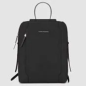 Женский кожаный рюкзак для ноутбука 14" Piquadro CA4576W92/N, чёрный