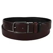 Ремень Piquadro Black Square CU4877B3/TMN, черный/коричневый (двусторонний)