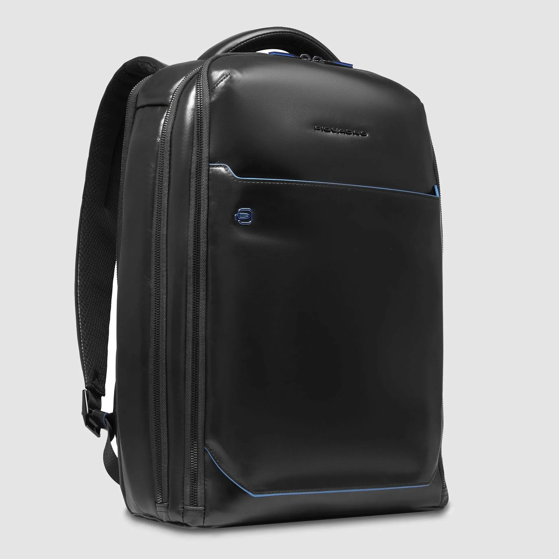 Кожаный рюкзак для ноутбука 15,6" с RFID-защитой Piquadro CA6817B2/N, чёрныйphoto1