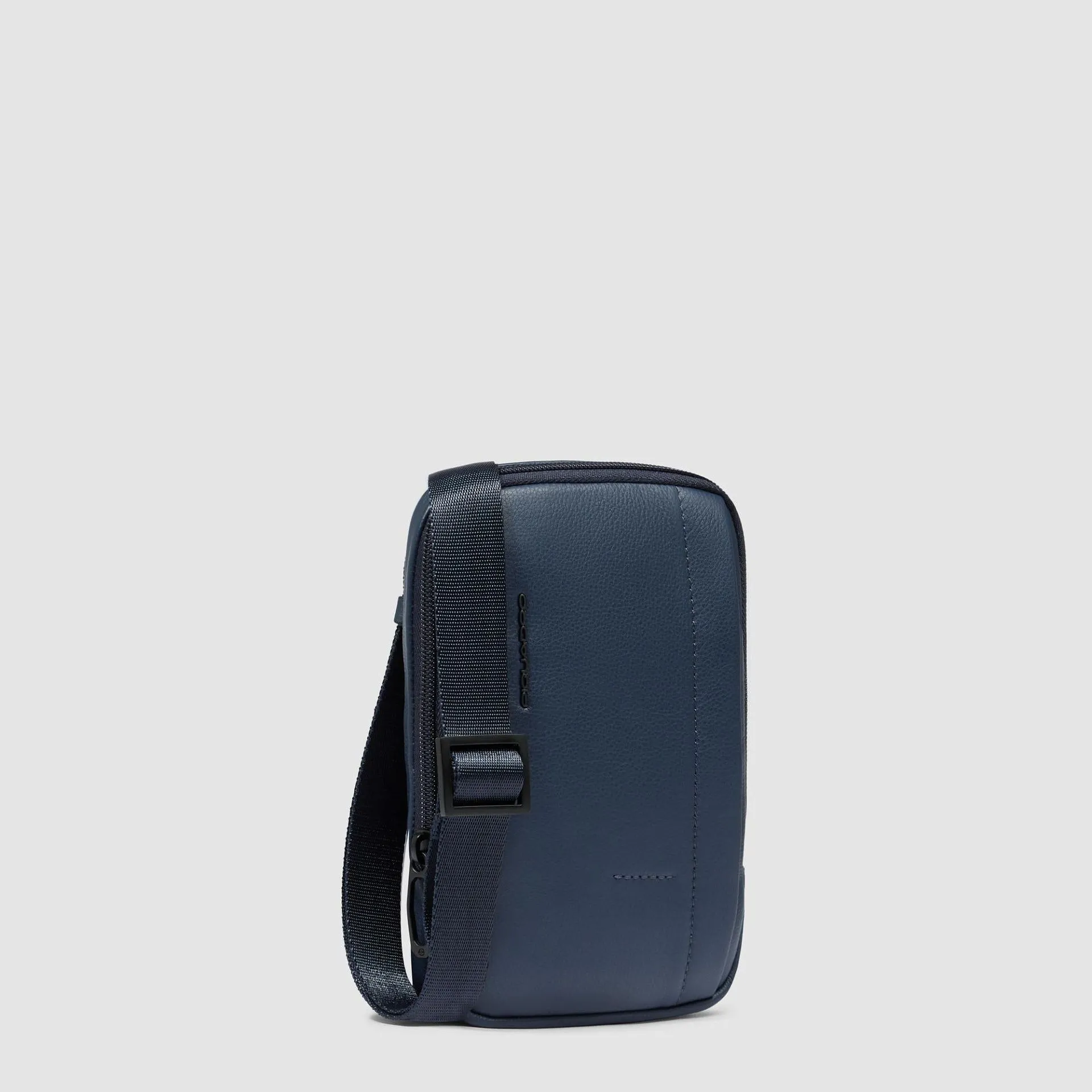 Кожаная сумка на шею для телефона с защитой RFID Piquadro AC6847W137R/BLU, синийphoto1