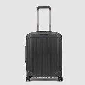 4-колесная расширяемая тележка для ручной клади Piquadro BV5398PQL/NO, матовый черный