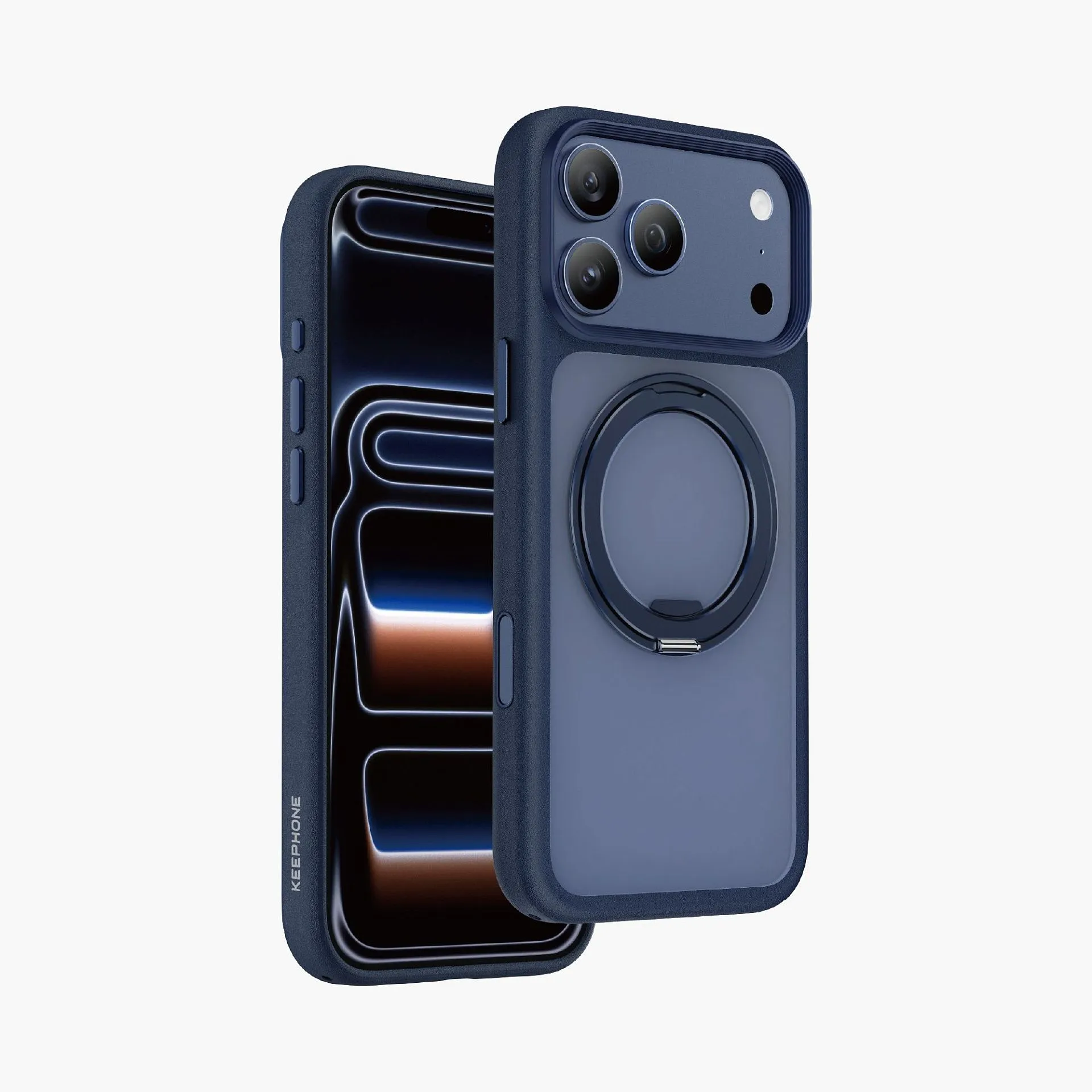 Чехол защитный KEEPHONE OMEGA для iPhone 17 Pro / iPhone 18 Pro, темно-синийphoto0