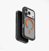 Чехол UNIQ Combat Active для iPhone 17 Pro, оранжевый / серый (Frostsmoke Orange)