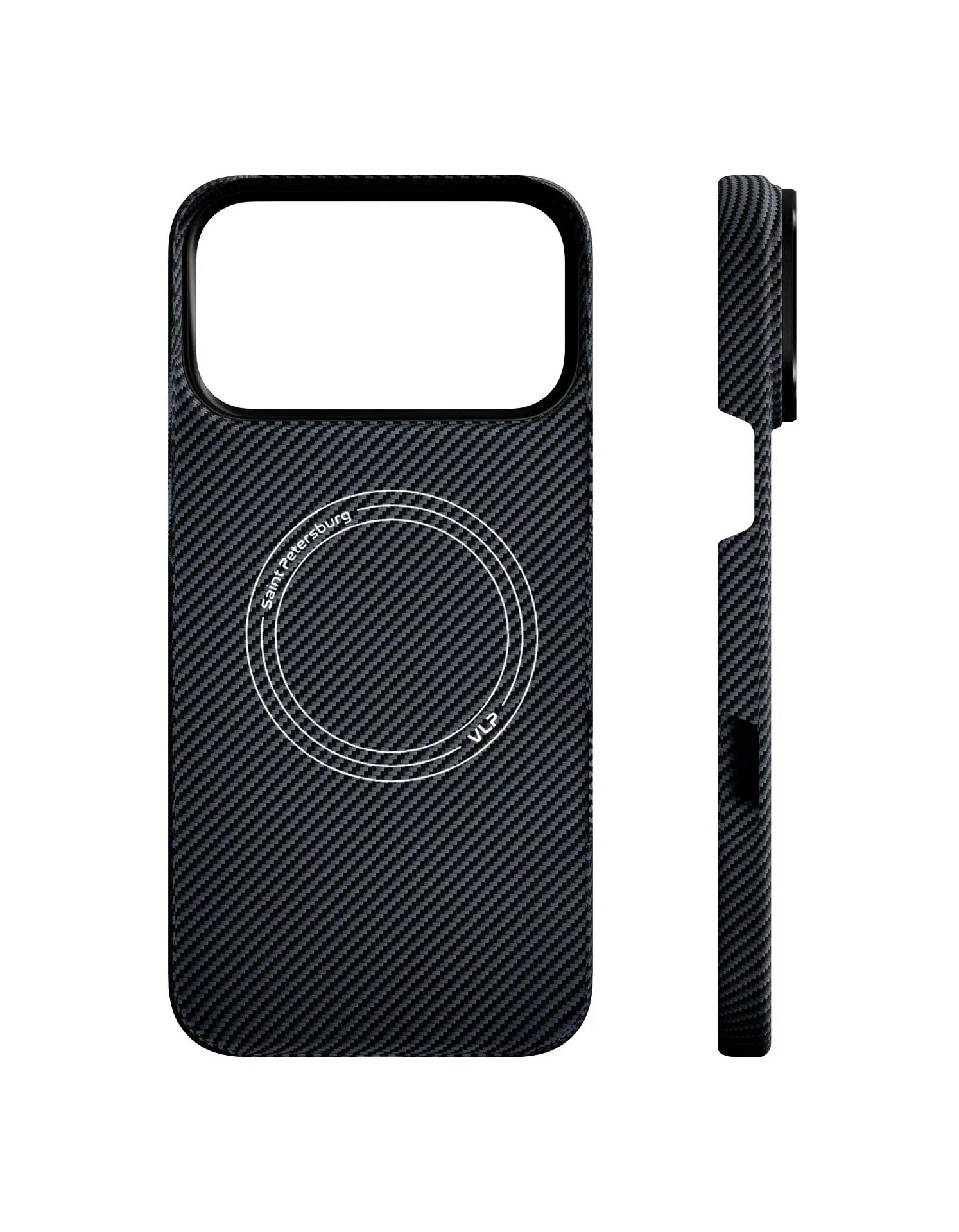 Чехол защитный VLP Kevlar Case с MagSafe для iPhone 18 Pro Max, синийphoto8