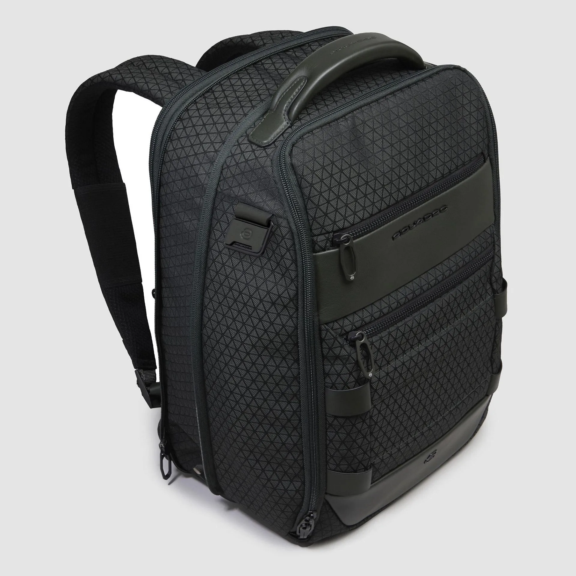 Дорожный рюкзак для ноутбука 14" с системой расширения Piquadro CA6827W139/VE, зелёныйphoto3