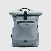 Рюкзак для ноутбука 15,6" ролл-топ, водоотталкивающий Piquadro CA6291C2OW/AZ2, голубой